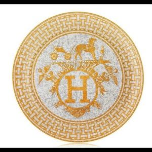 HERMES MOSAIQUE AU 24 NEW Round Serving Platter